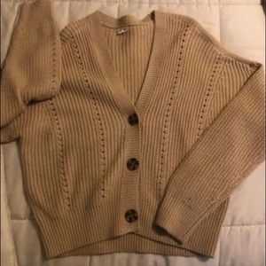 Garage Cropped Knit Sweater